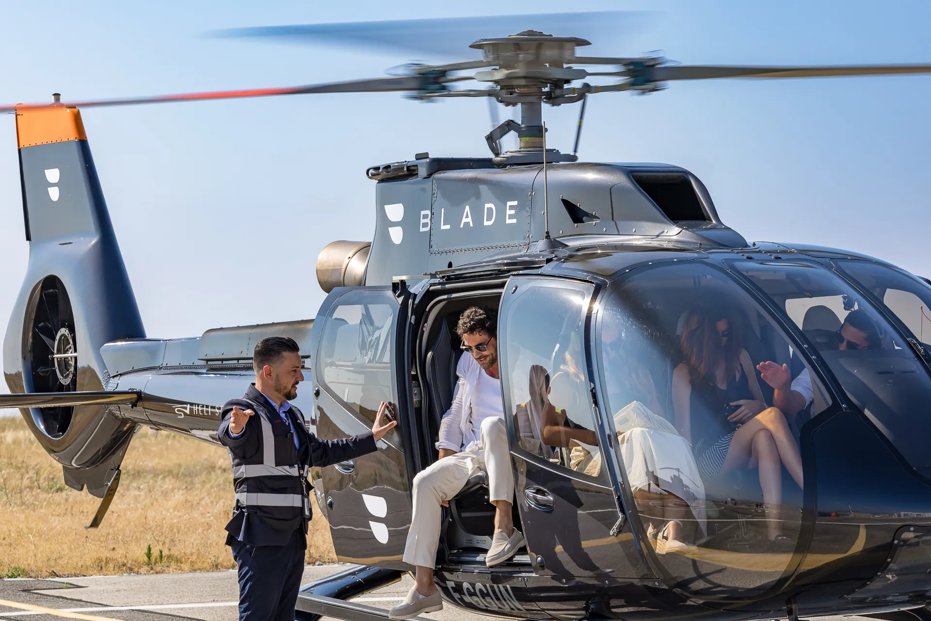 Nice airport helipad